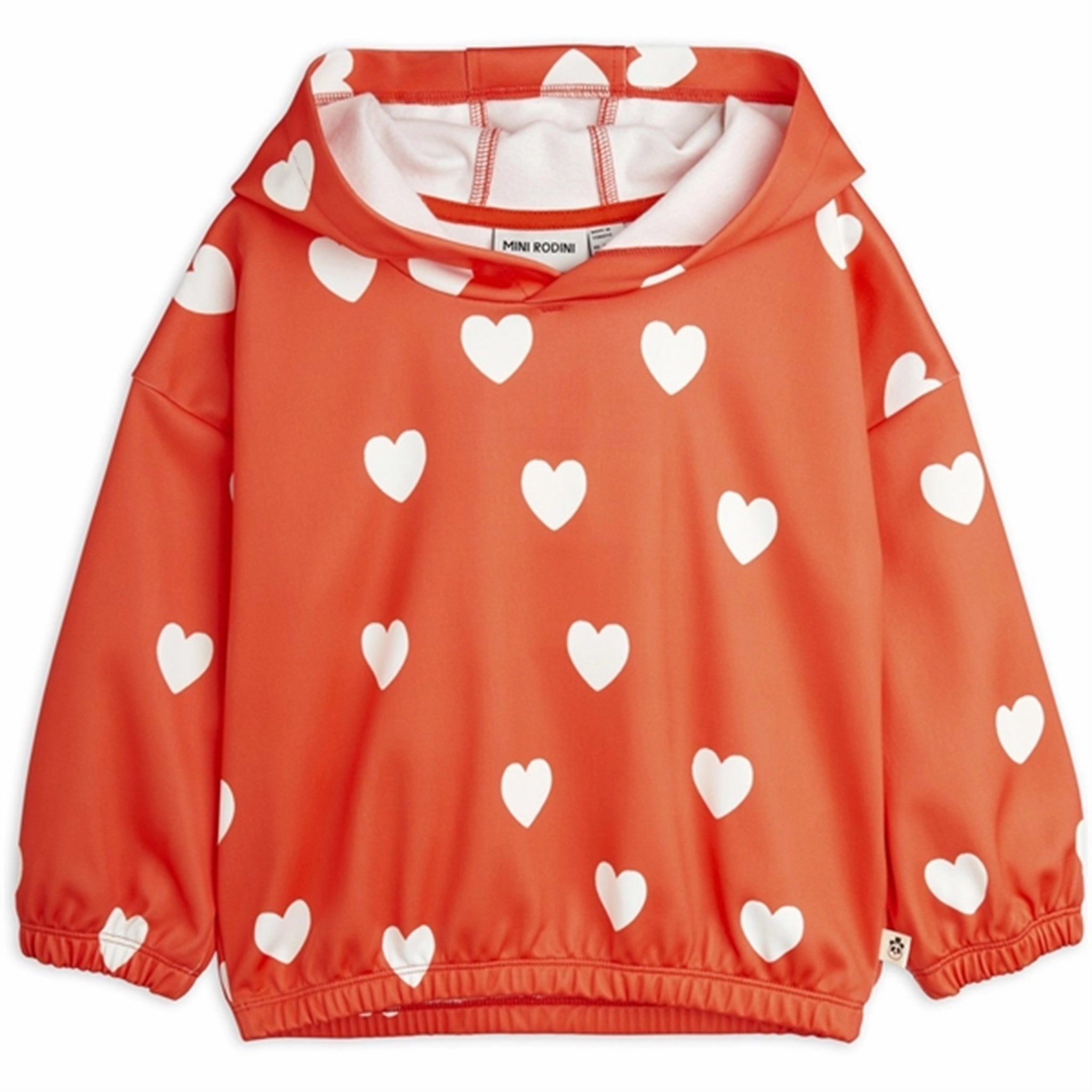 Mini Rodini Red Hearts Wct Hoodie Youthful Appeal