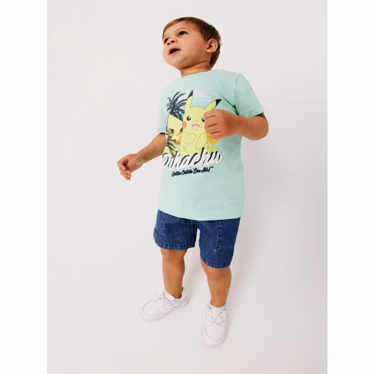 Seasonal Wear Stone Wash Process Name It Yucca Matinis Pokemon T-Shirt