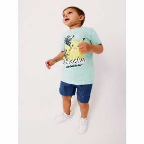 Seasonal Wear Stone Wash Process Name It Yucca Matinis Pokemon T-Shirt