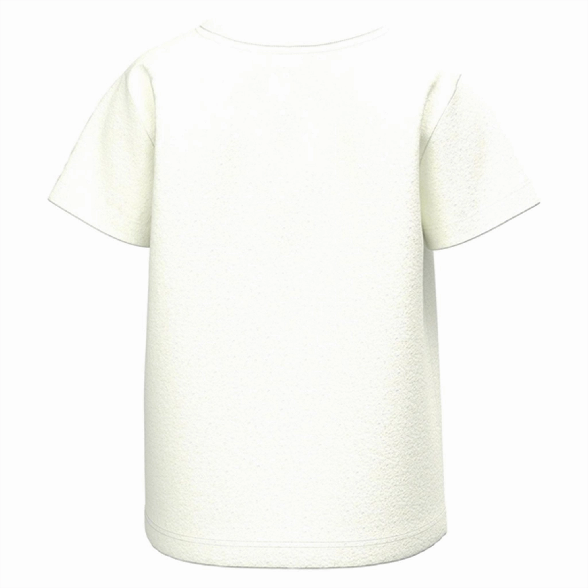 light layering Raw Edge Hem Name it Bright White Vanyo T-Shirt