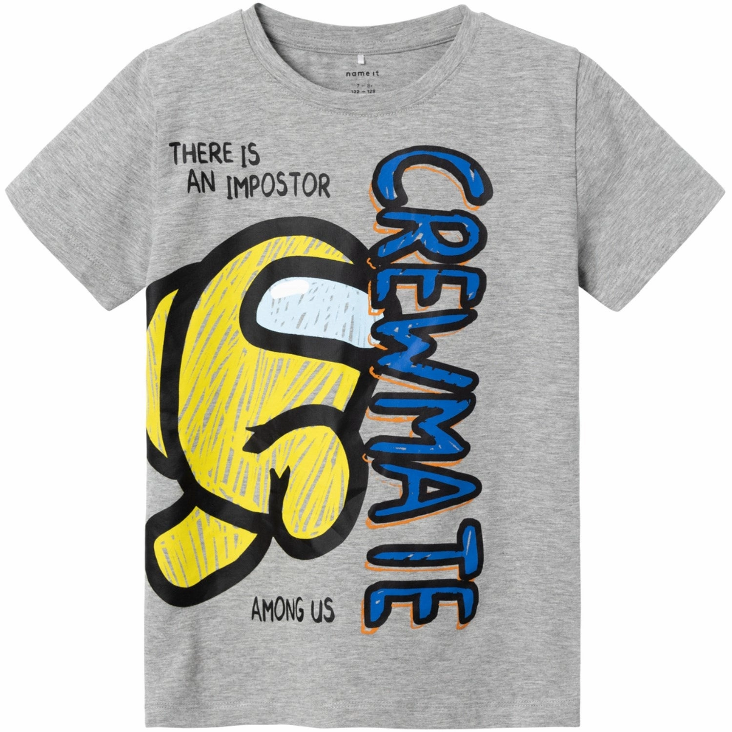 Weekend Smart Name It Grey Melange Jirou Among Us T-Shirt