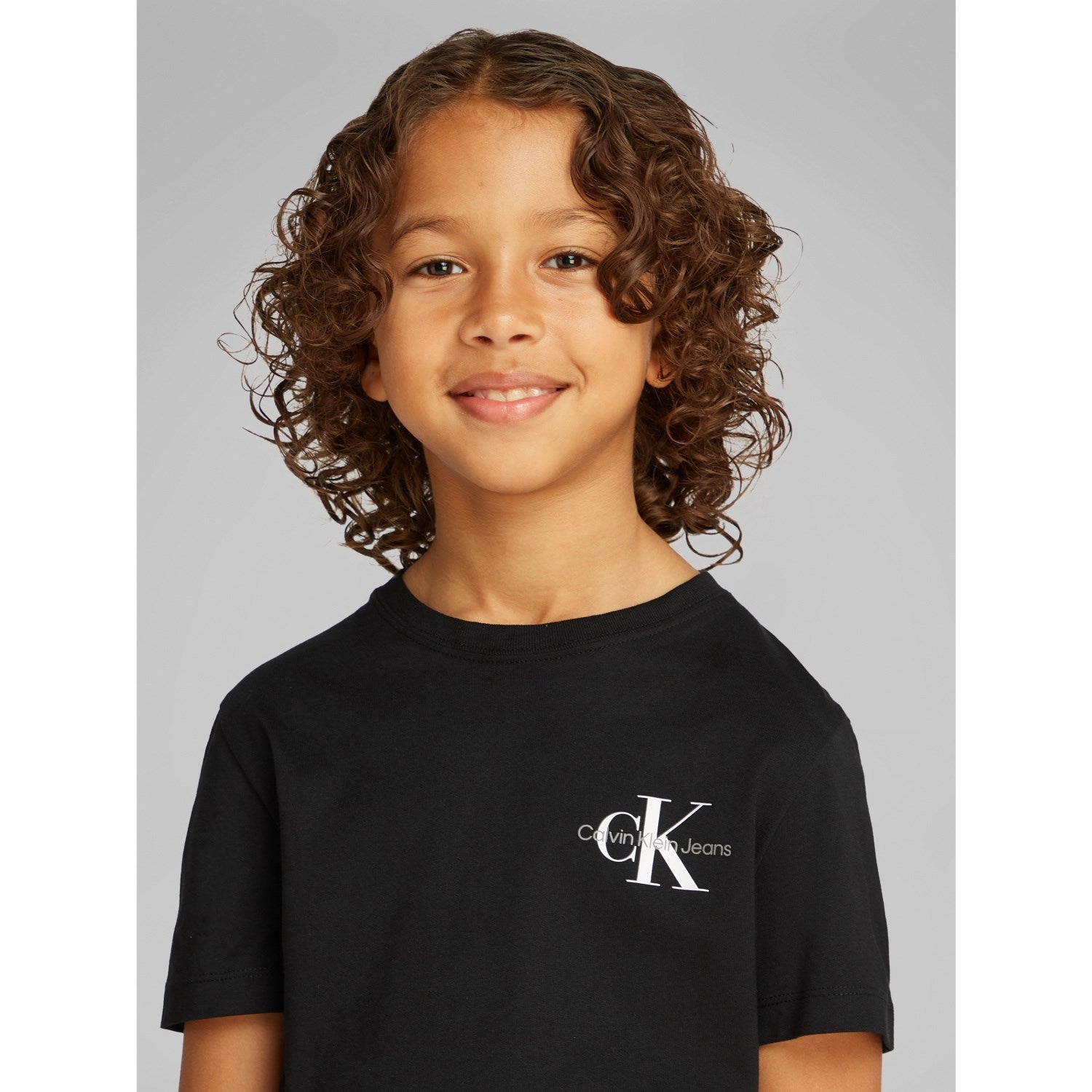Calvin Klein Ck Black Chest Monologo Ss T-Shirt Functional Fashion