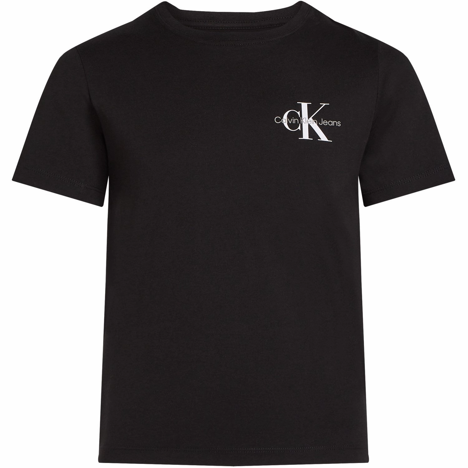 UPF Rated Fabric Vintage authenticity Calvin Klein Ck Black Chest Monologo Ss T-Shirt