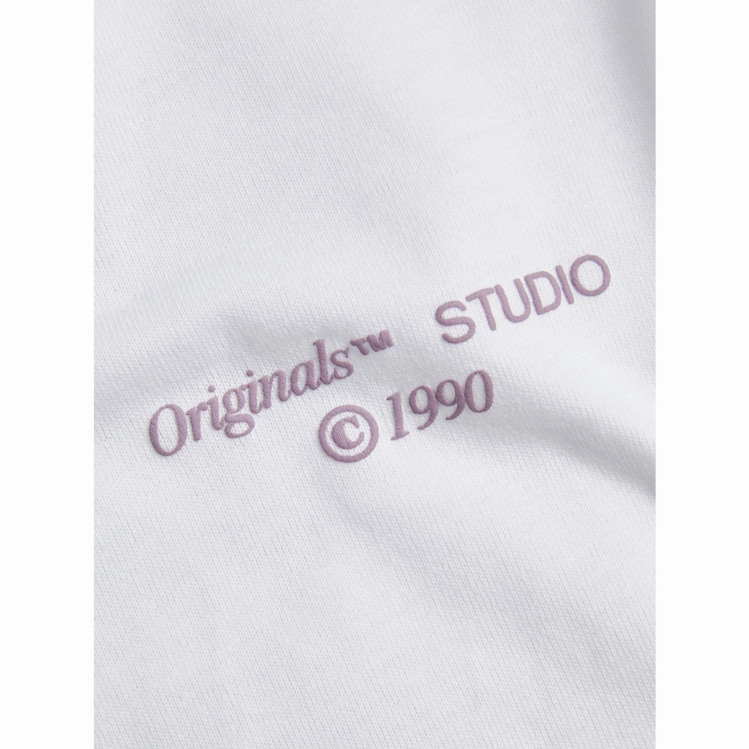 Jack & Jones Junior Bright White Ornoho Back Graphic T-Shirt Crew Anti Pilling Fabric baby shower