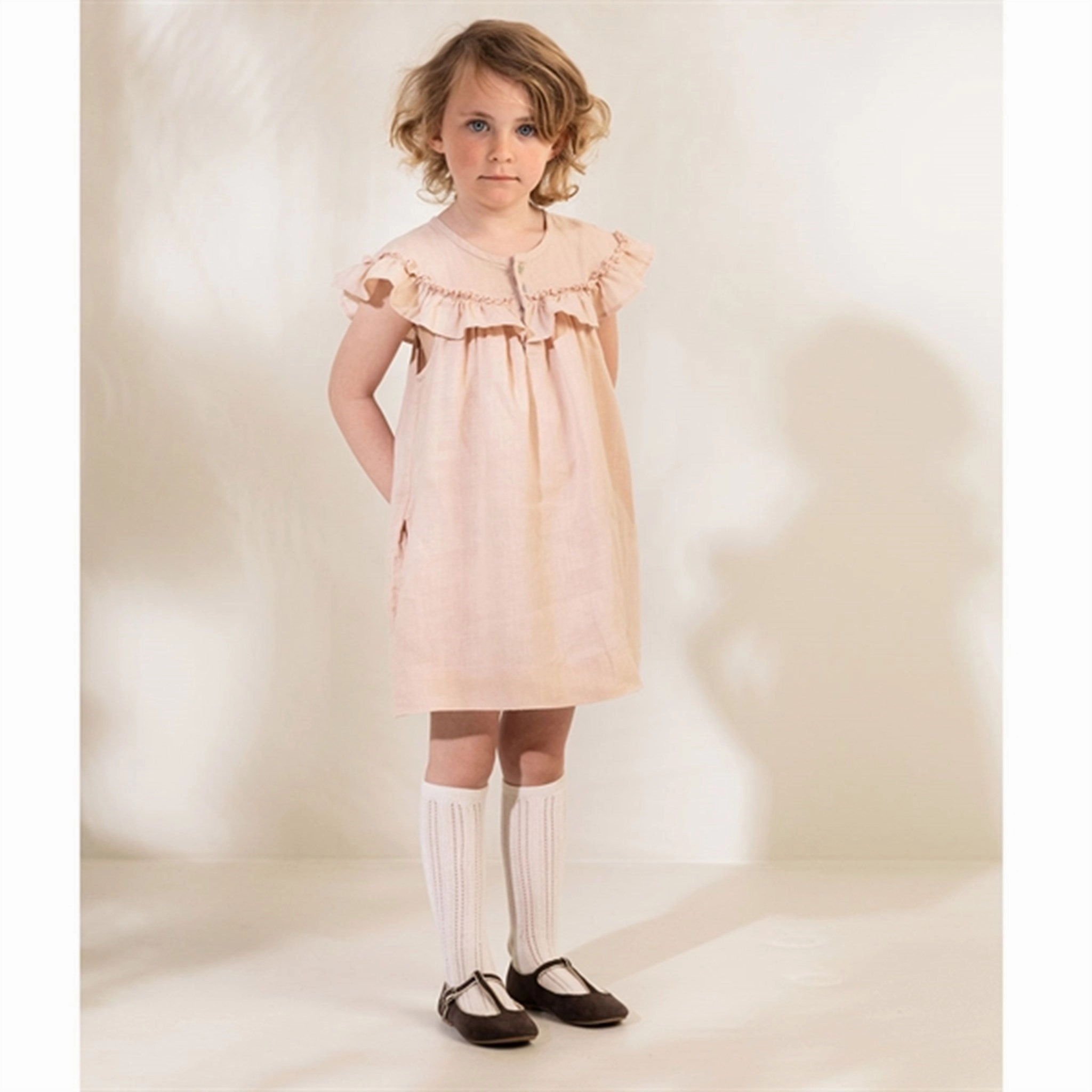 All-Day Comfort Wear Flared-Hem MarMar Pale Rose Druss Dress