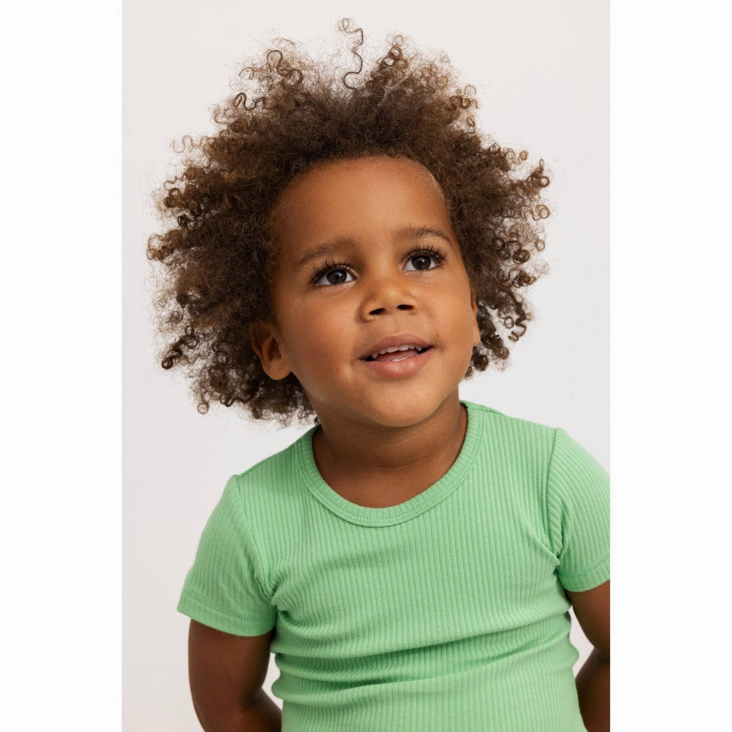 anti static coating Effortless Fit MarMar Modal Cale Green Plain T-Shirt