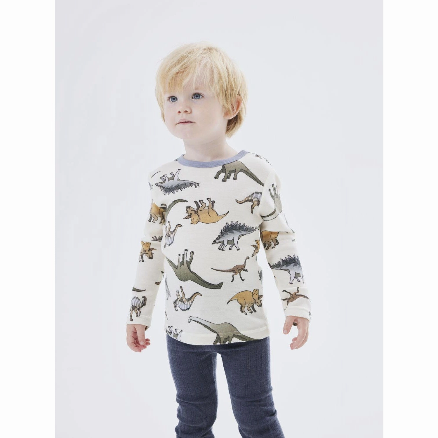 Printed Pattern Name It Snow White AOP Willitus Wool Blouse Noos