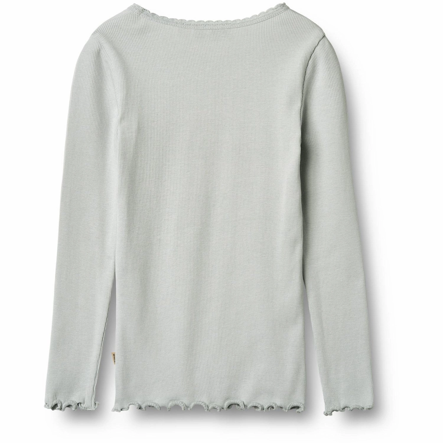 Wheat Soft Blue Rib T-Shirt L/S Reese Winter Fashion Coastal Vibes