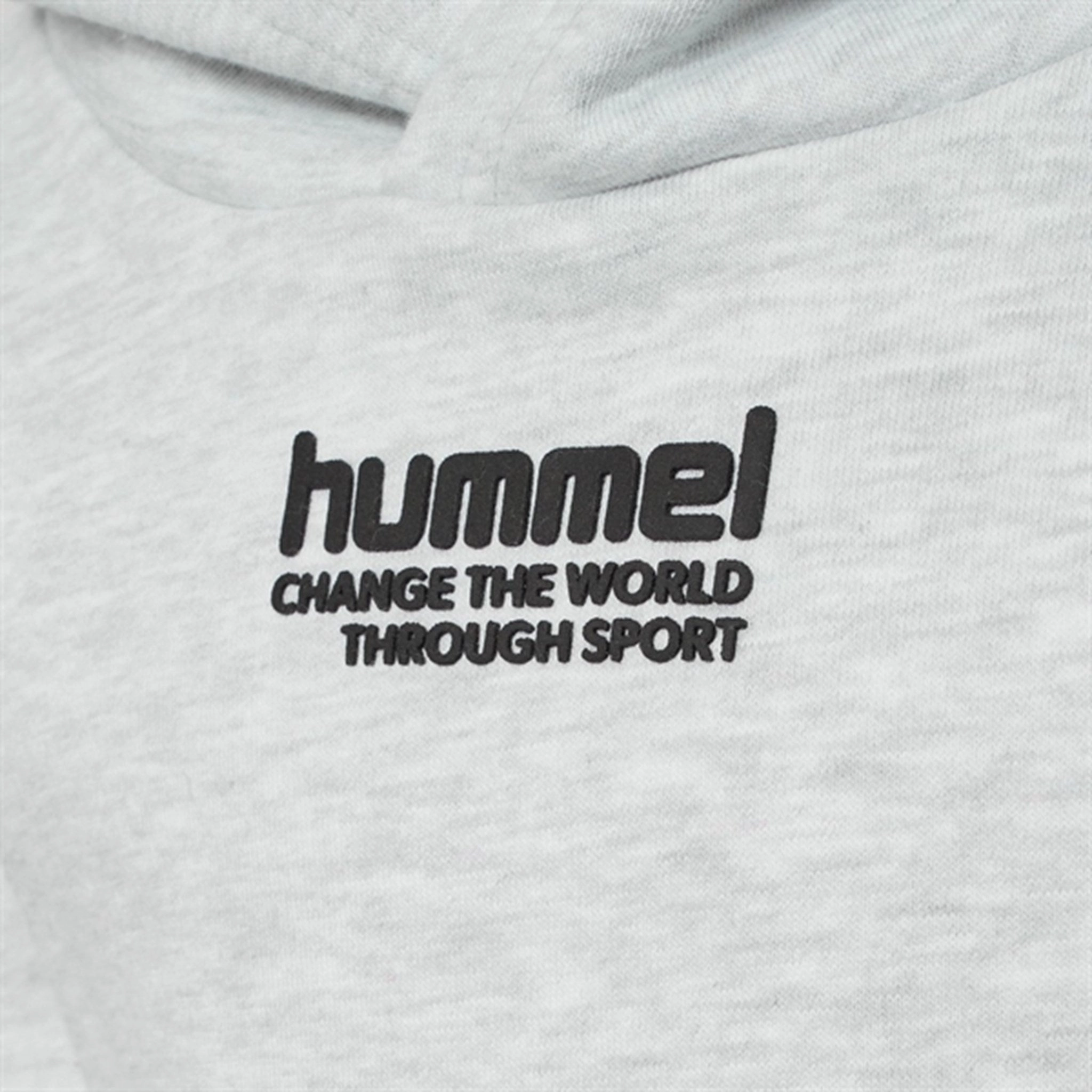 sequined details Caribbean style Hummel Ultra Light Grey Melange Pure Hoodie