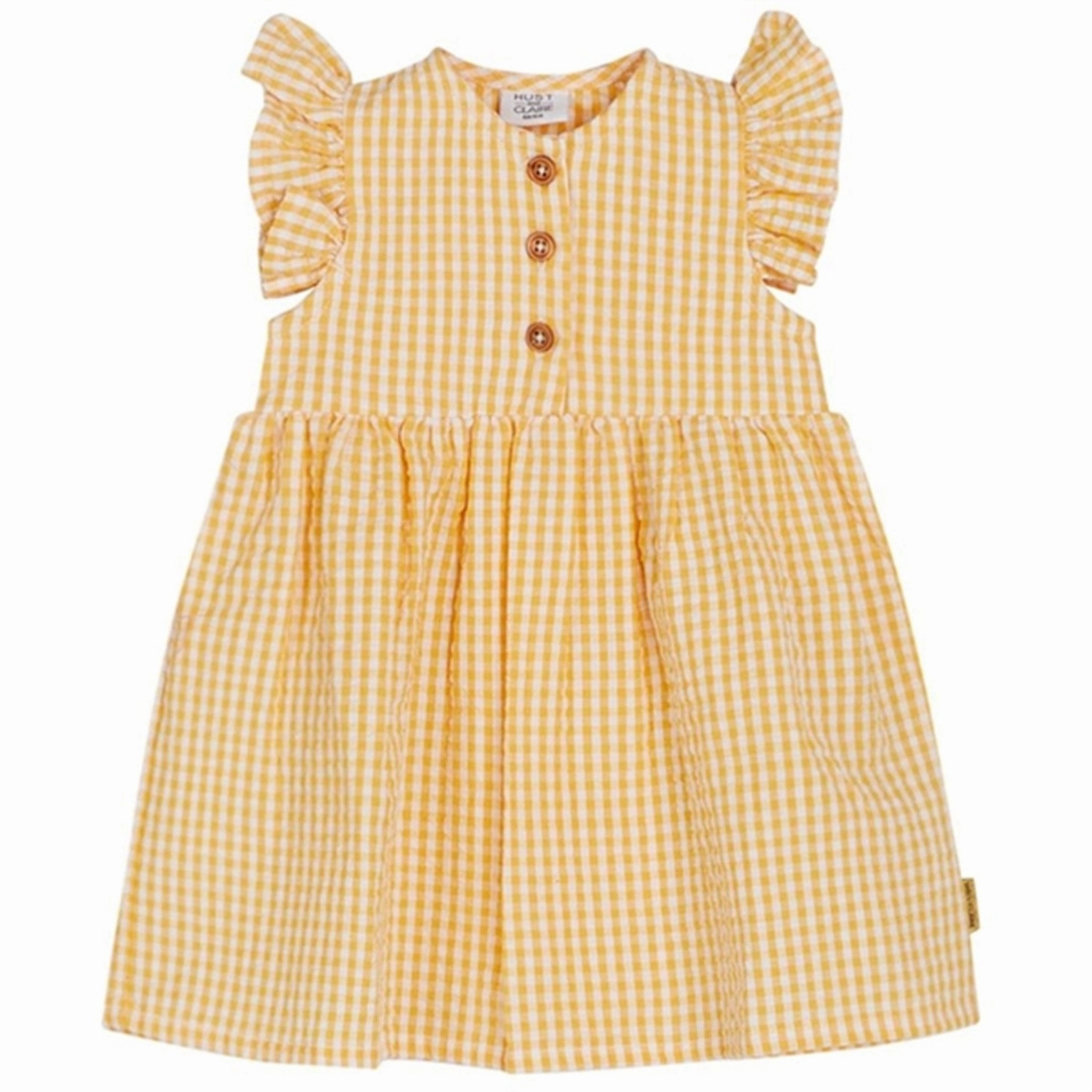 Edgy Look Wrap-Style Hust & Claire Baby Kattie Dress Ochre