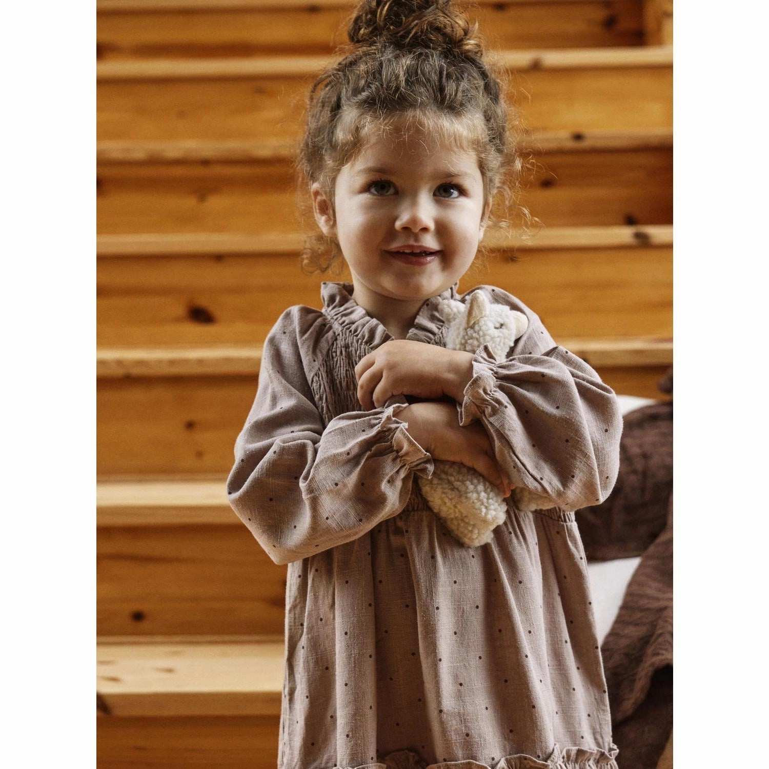 Ruched-Detail Lil'Atelier Etherea Nuna Dress