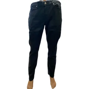 Zero Construction pantalone uomo Fabaco nero Cropped length