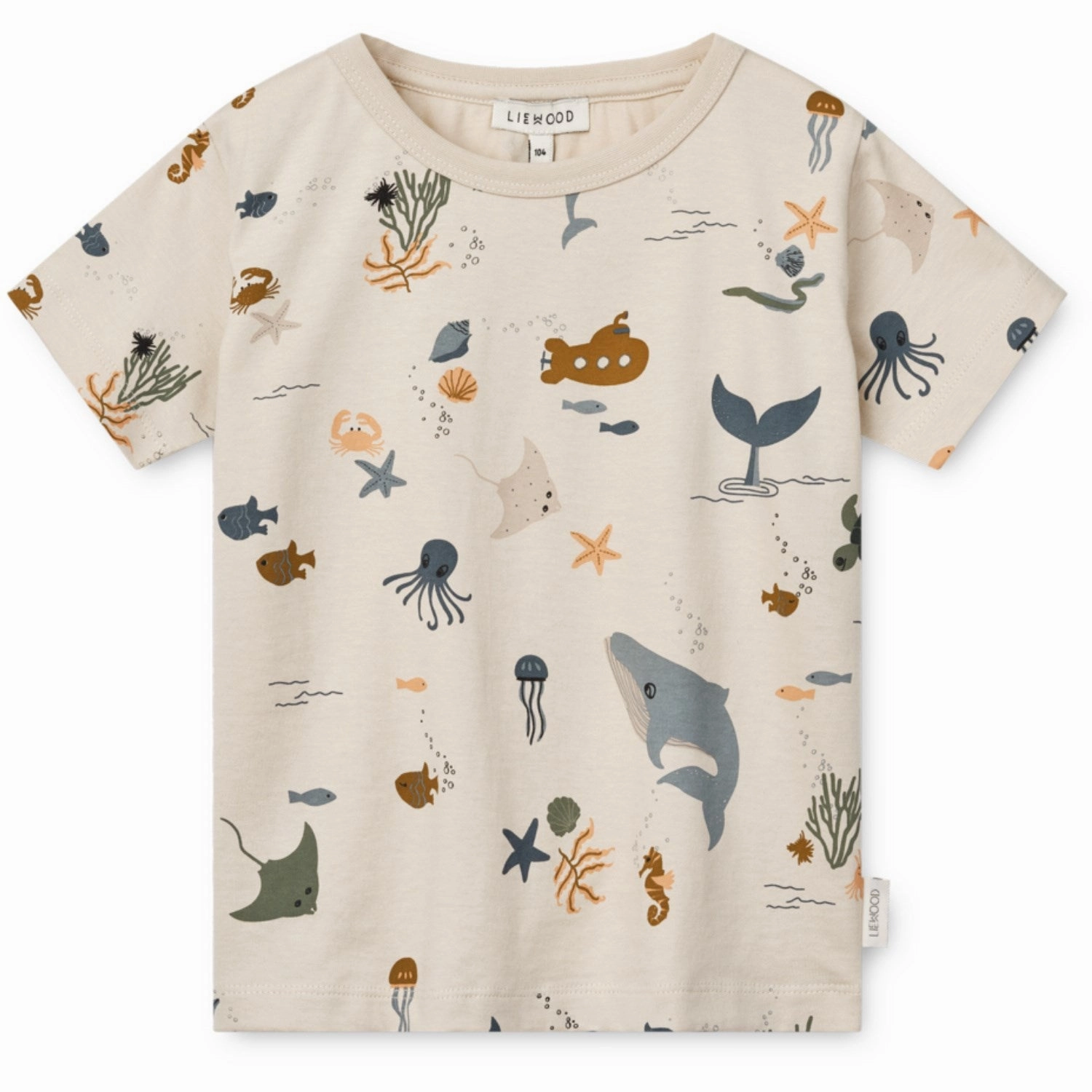 LIEWOOD Sea Creature / Sandy Apia Printed Shortsleeve T-Shirt easy to pair