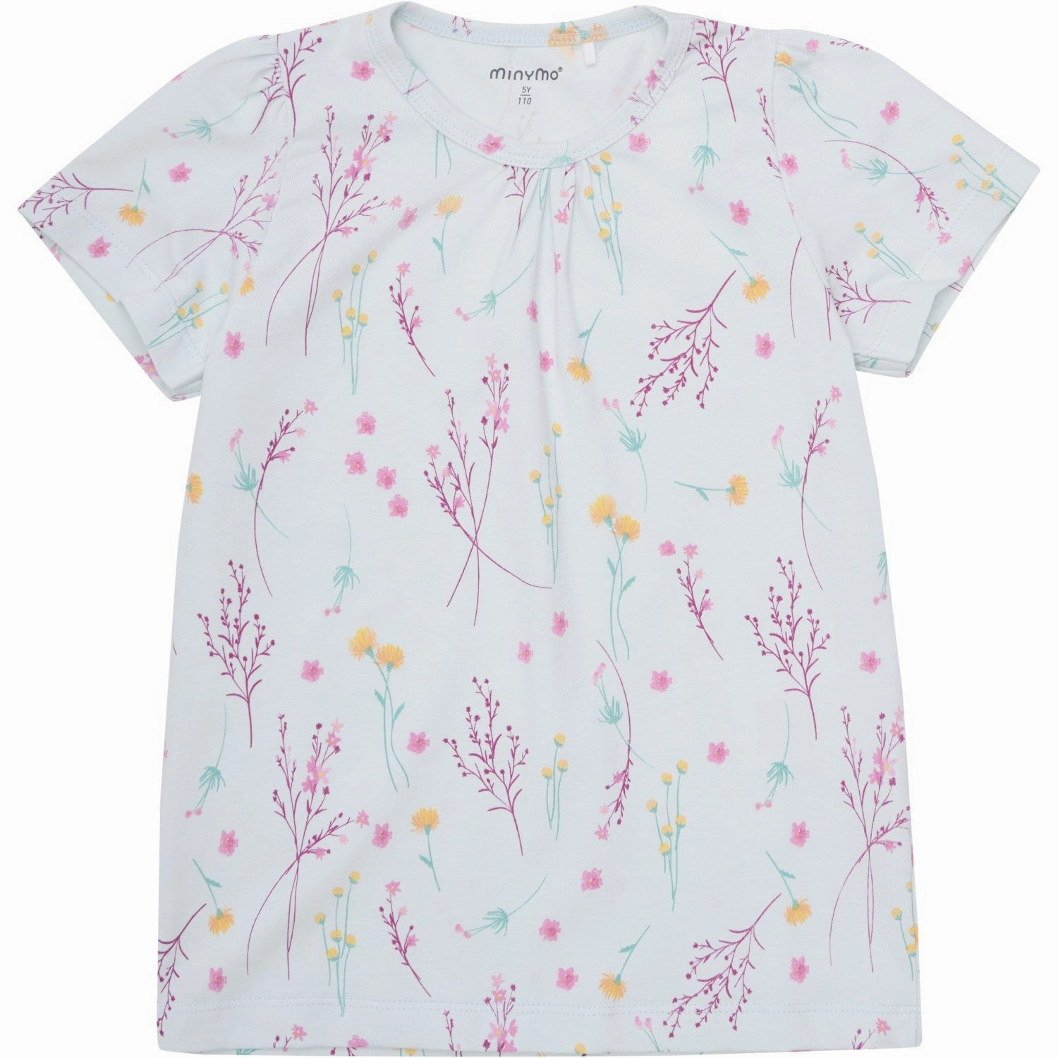 Minymo Wan Blue T-Shirt And Shorts Set AOP warm weather