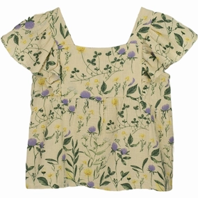 Fliink Sandshell Aop Elmo Top Durable Knit Structure Bright Color