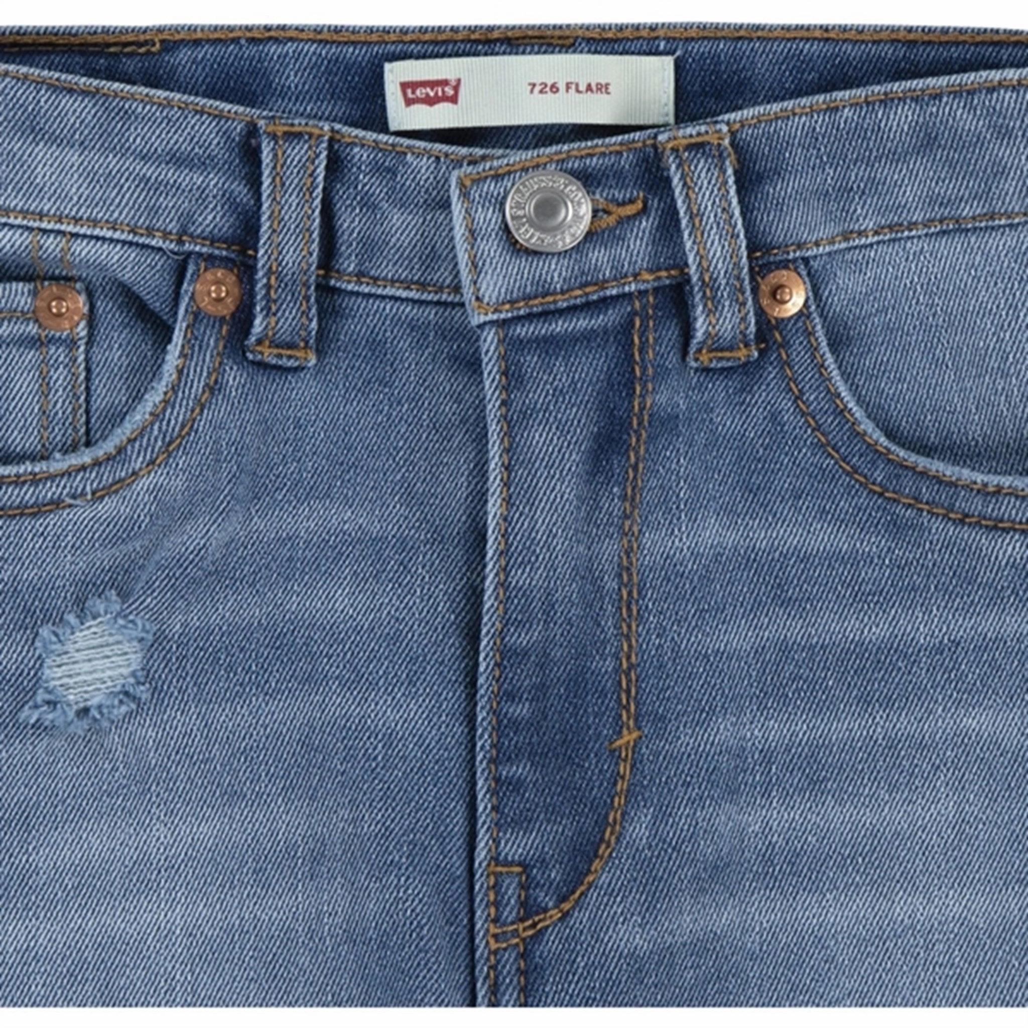 Chill Ready Levi's 726? High Rise Flare Jeans Clean Getaway