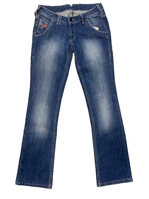 Recyclable Fabric Blend Temperature Regulating Clink jeans da donna 008059 J64 denim