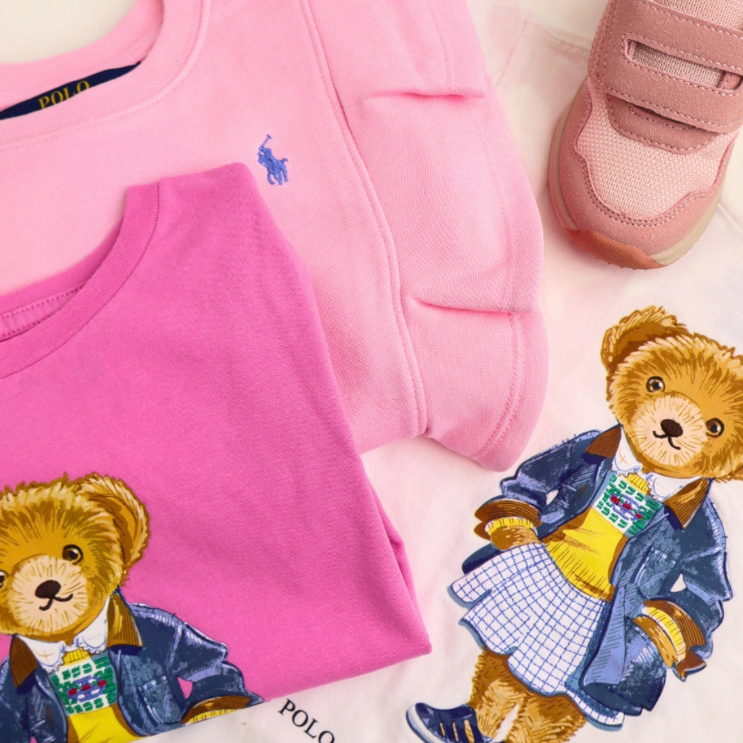 Polo Ralph Lauren Laguna Pink Girl T-Shirt City Look Classic Layer