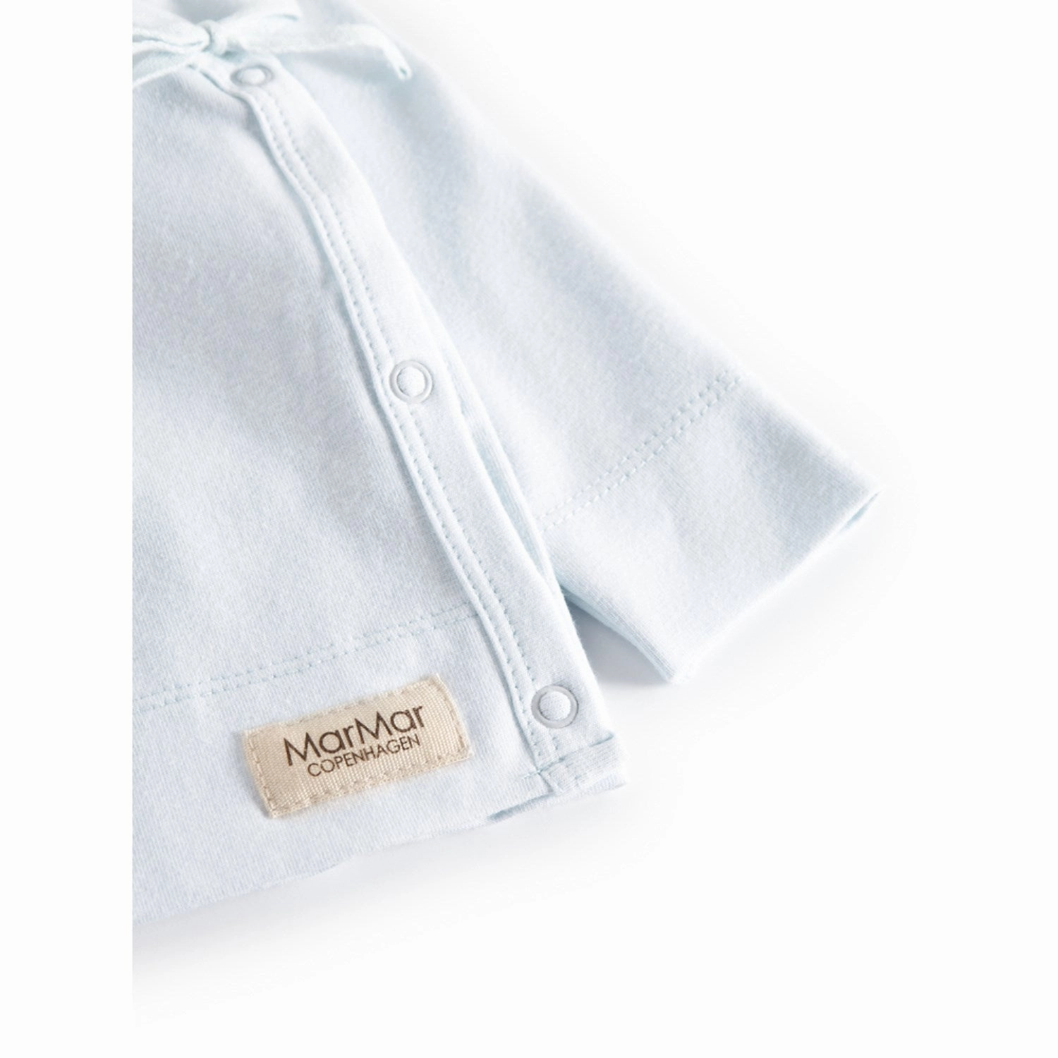 MarMar Modal New Born Light Blue Tut Wrap LS Blouse Camouflage Print