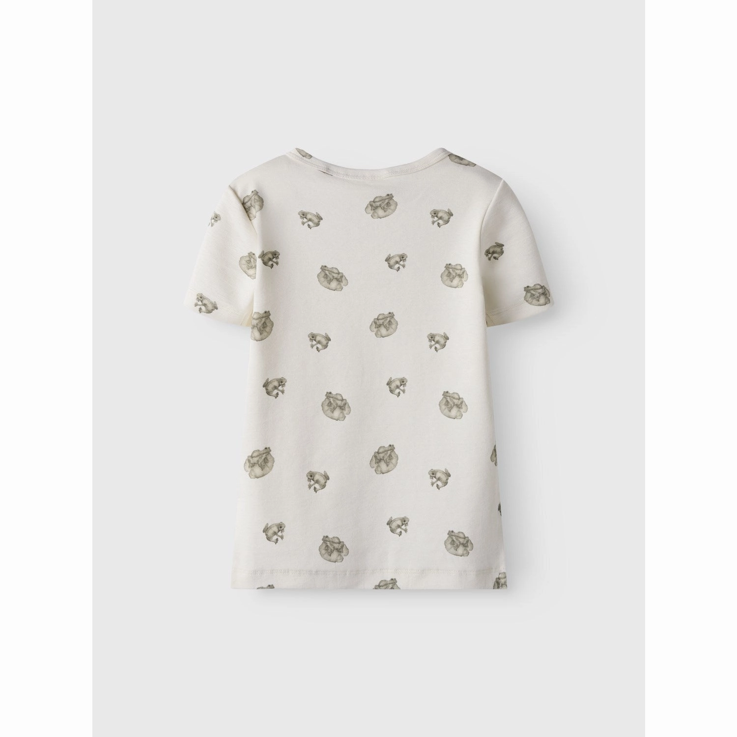Vintage Wash Effect SkinFriendlyFibers Lil'Atelier Coconut Milk Frog Gayo Sil Slim T-Shirt