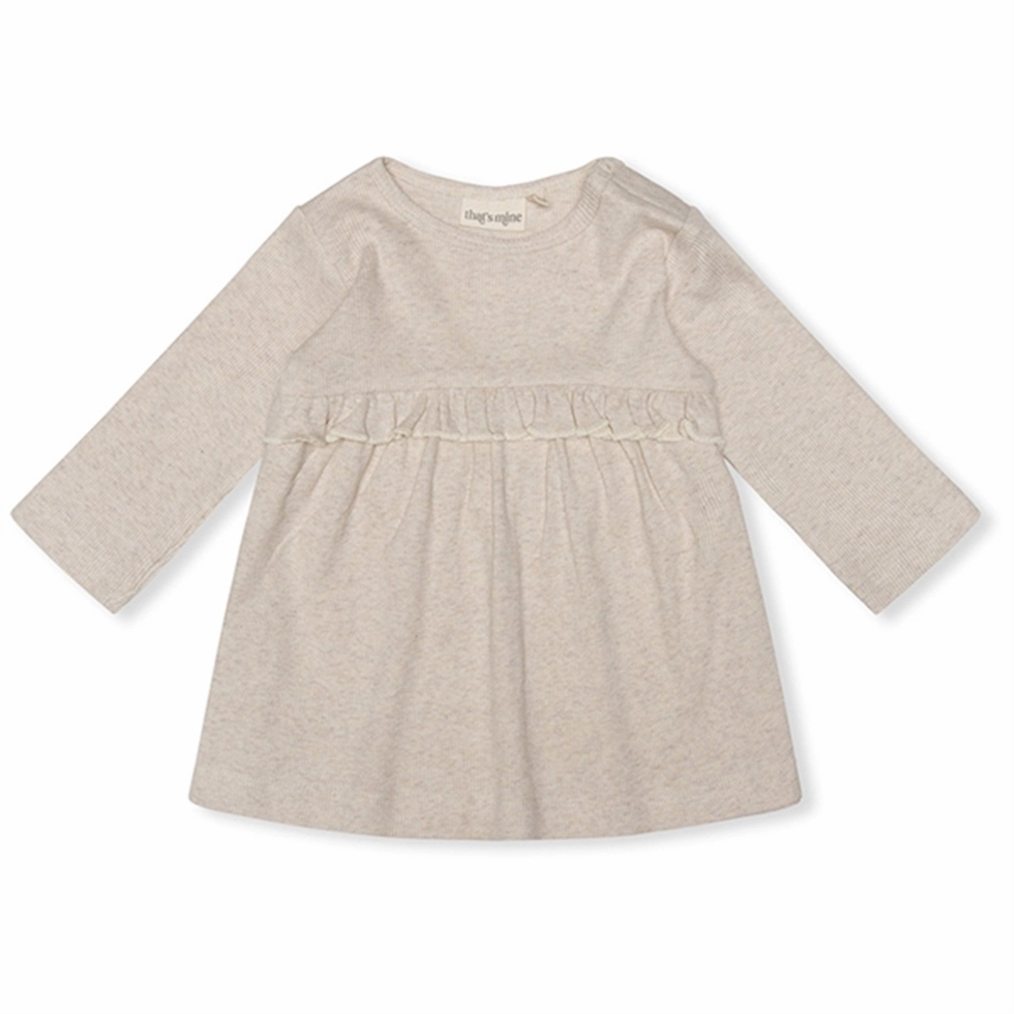 That's Mine Light Brown Melange Wella Tunic Matte-Lining