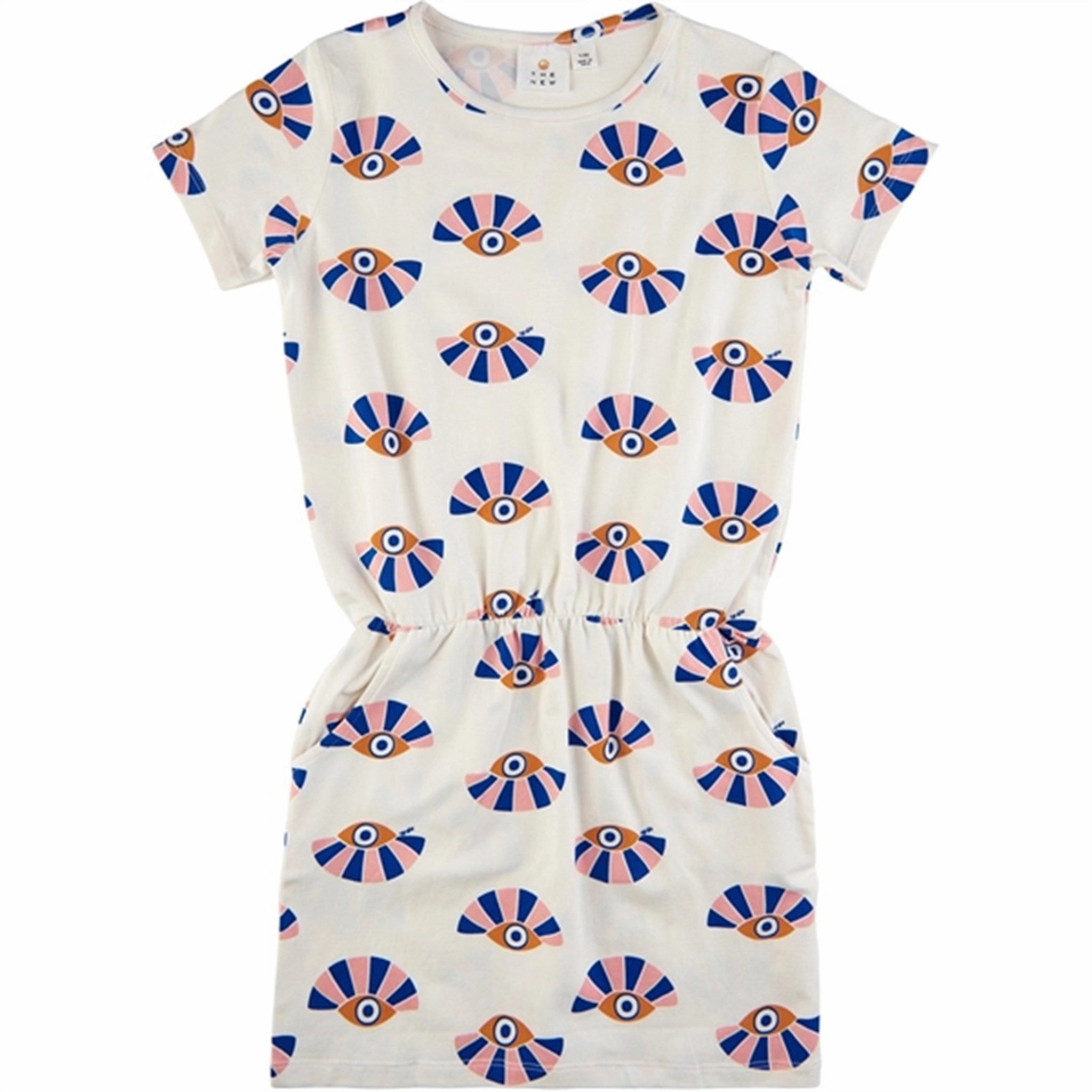 THE NEW White Swan Eye AOP Galiea Dress custom-fit Weekend Chic