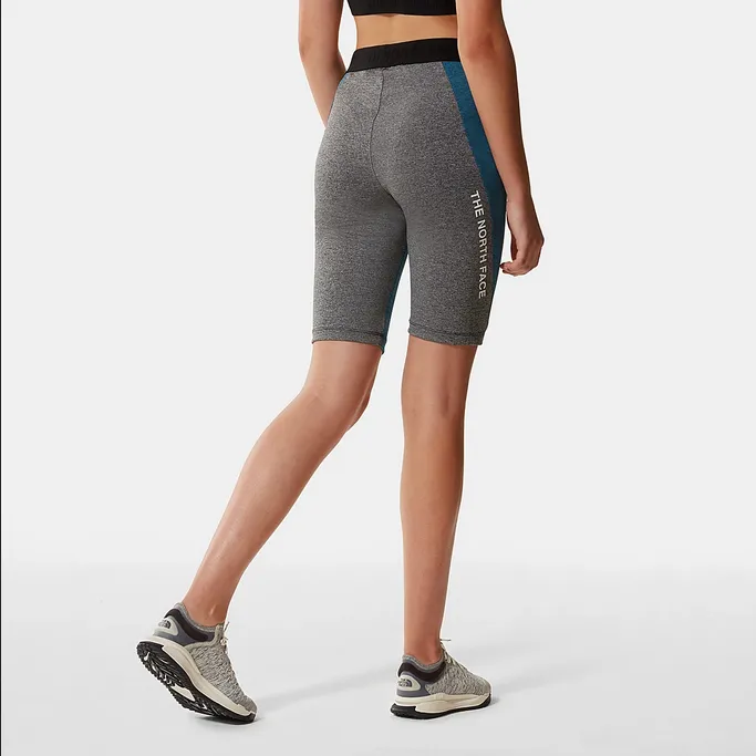 Sporty Casual The North Face Short a vita alta Mountain Athletics da donna NF0A7R2T5W8 banff blue black heather-black