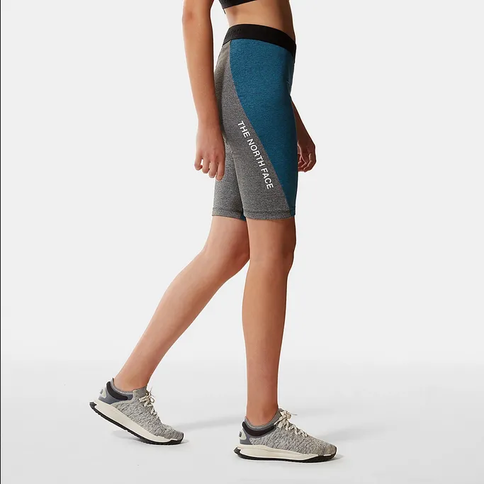 Go Light regular size The North Face Short a vita alta Mountain Athletics da donna NF0A7R2T5W8 banff blue black heather-black