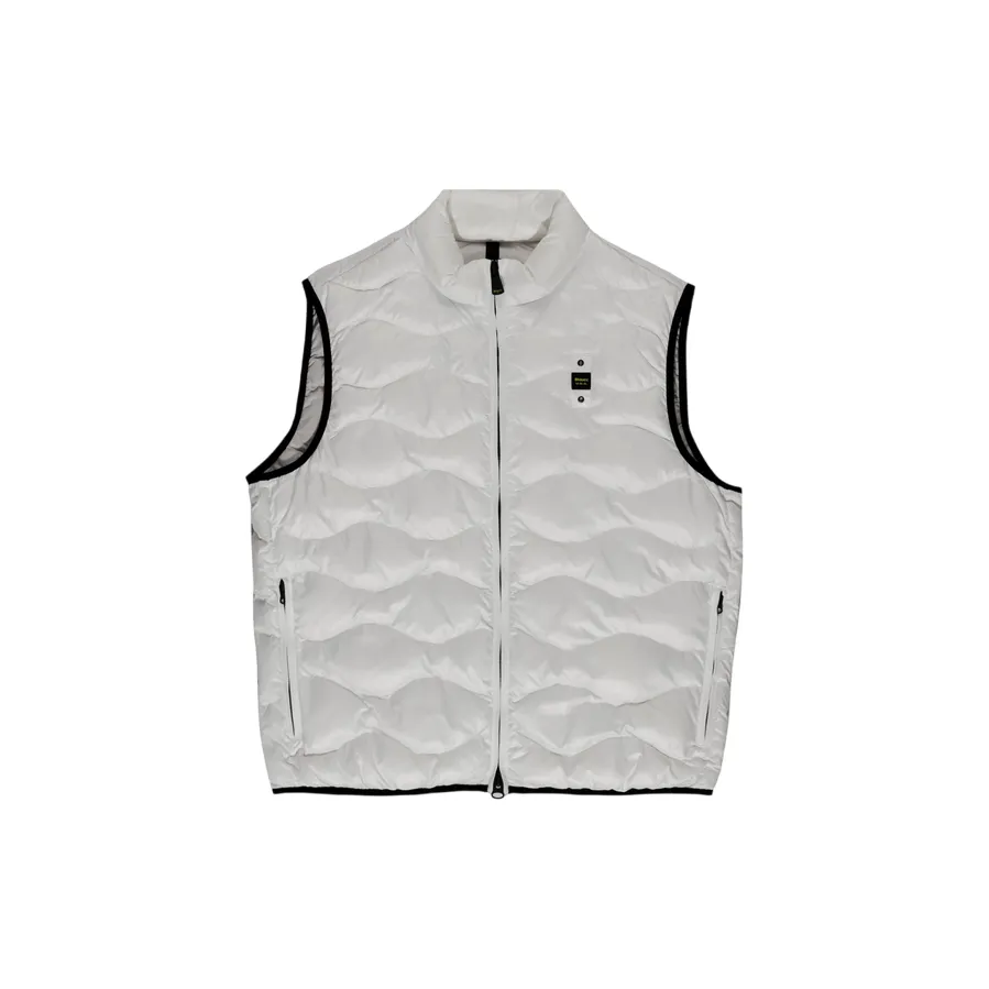 Thermal regulation insulated Blauer giubbino smanicato da uomo con cuciture a onde Danny 25SBLUX02230-005958 100 bianco
