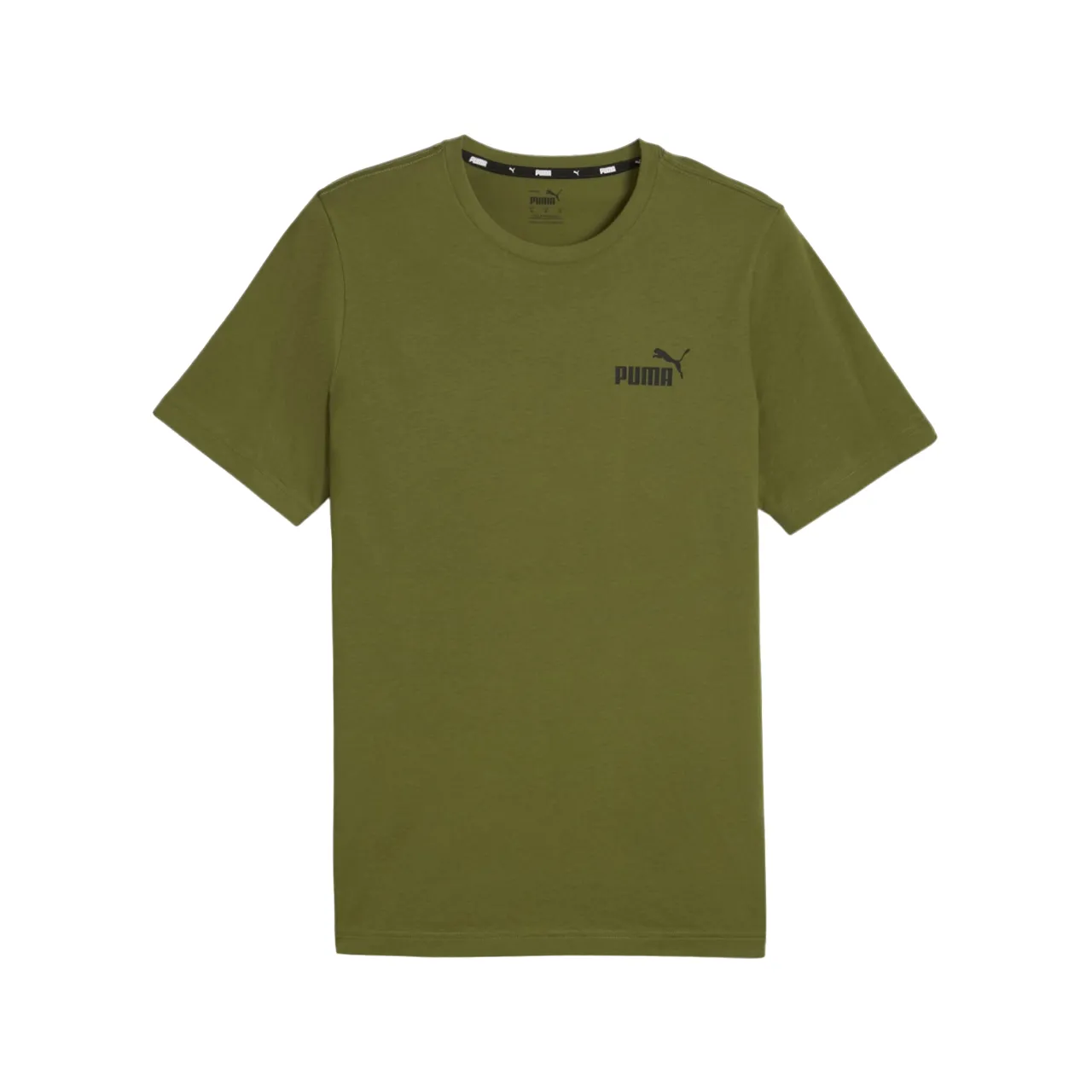 Seamless construction Puma maglietta manica corta da uomo con stampa logo piccolo ESS 586669-76 verde oliva