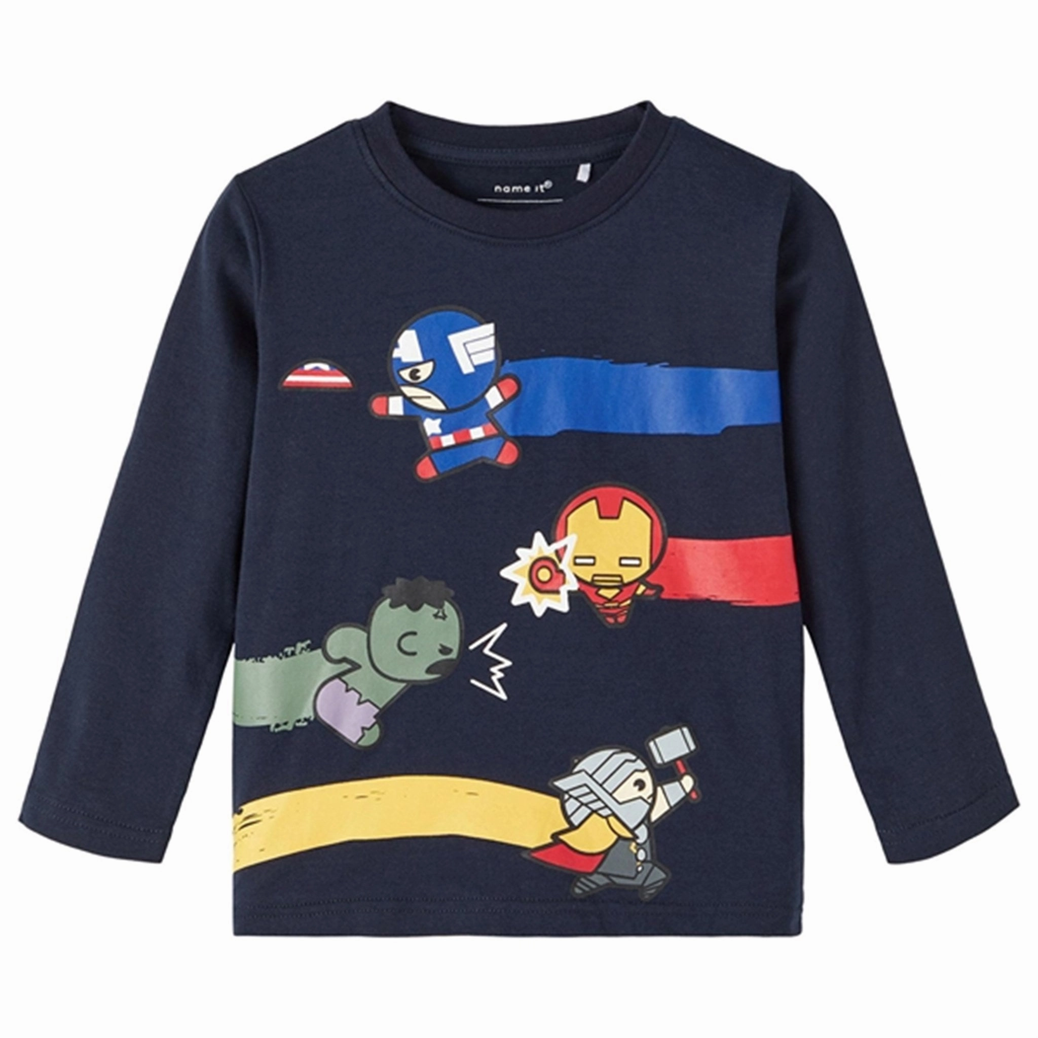 Soft Stretch Collar Oversized style Name it Dark Sapphire Jocha Marvel Blouse