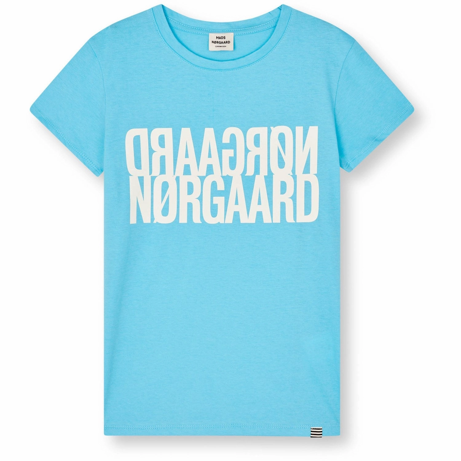 Mads N?rgaar Aquarius Single Organic Tuvina T-Shirt Modern Trend Look