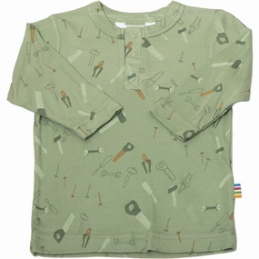 Essential Wardrobe Joha Bamboo Light Green Blouse