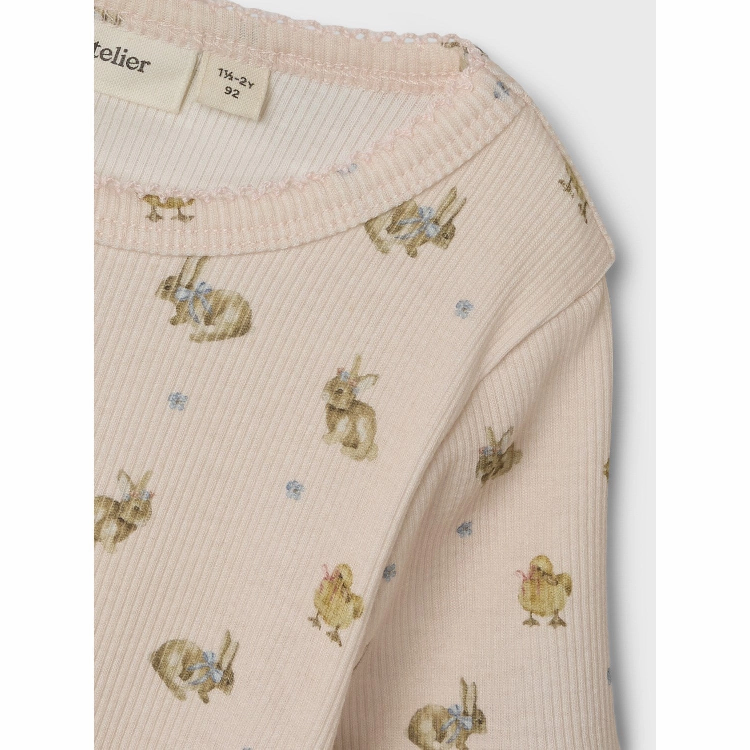 Casual Style Lil'Atelier Morganite Flavo Kis Slim T-Shirt