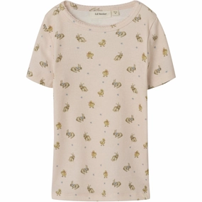 Lil'Atelier Morganite Flavo Kis Slim T-Shirt Casual Essentials Wear