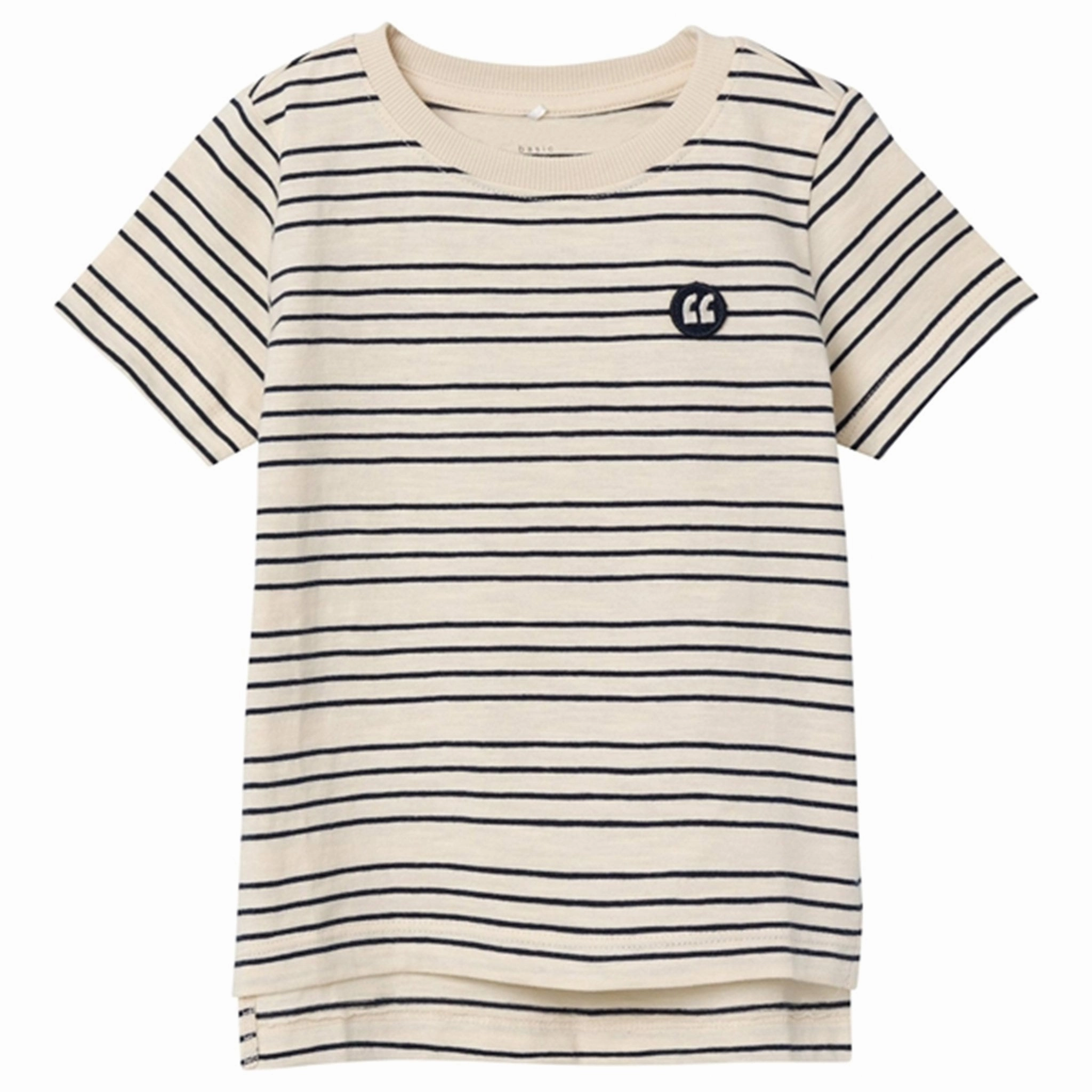MultipurposeCuffs Reinforced Hemline Name it Whitecap Gray Dark Sapphire Stripes Voby T-Shirt