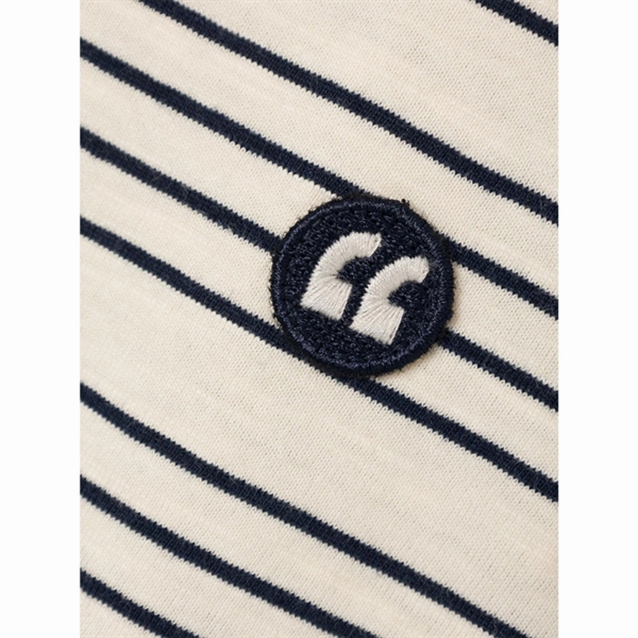 SoftenedTexturedWeave Name it Whitecap Gray Dark Sapphire Stripes Voby T-Shirt