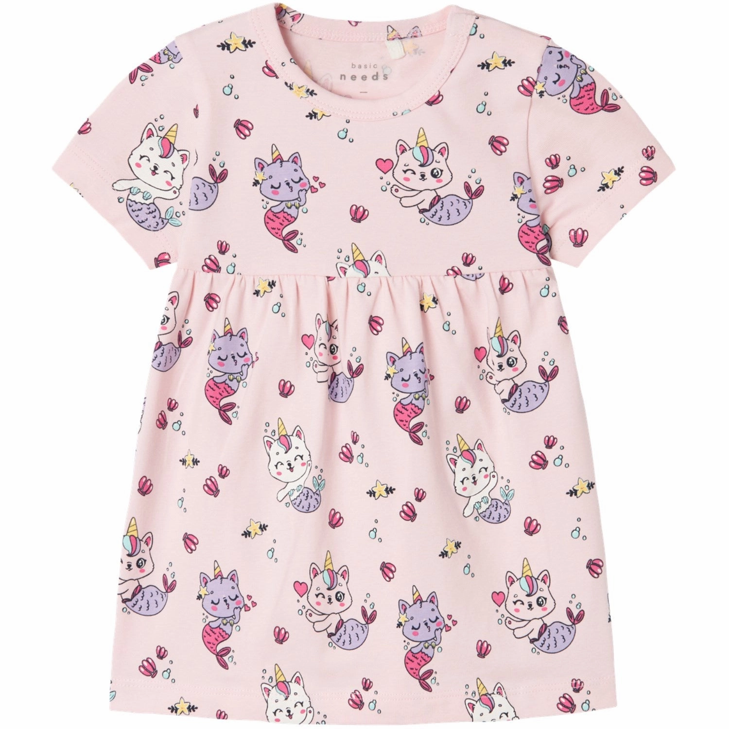 Style focused Name It Parfait Pink Mermaids Vandora Dress