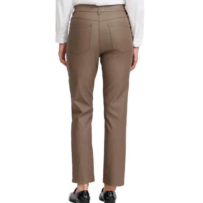 Snag Free Fabric b.young pantalone da donna a zampa Bykiko 20811796 181112 noce