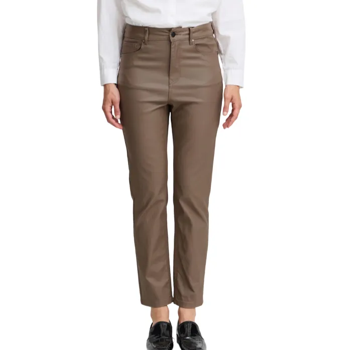 EcoFriendlyBlend b.young pantalone da donna a zampa Bykiko 20811796 181112 noce