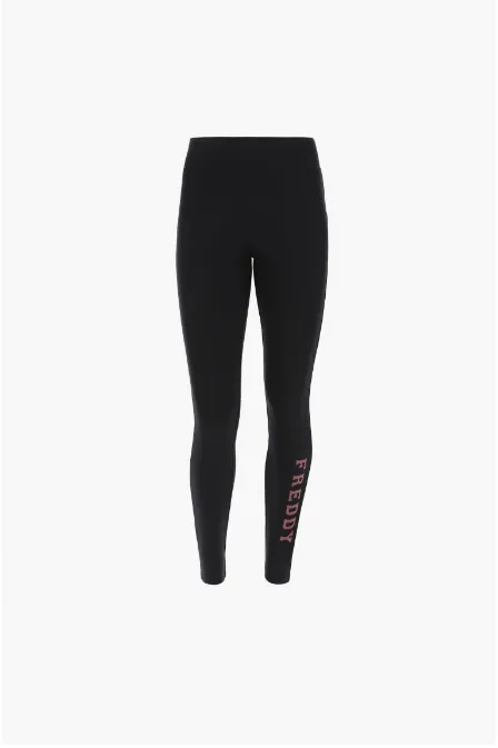 Freddy Leggings a vita alta F1WTRP5 N black Move Freely Odor Control Tech