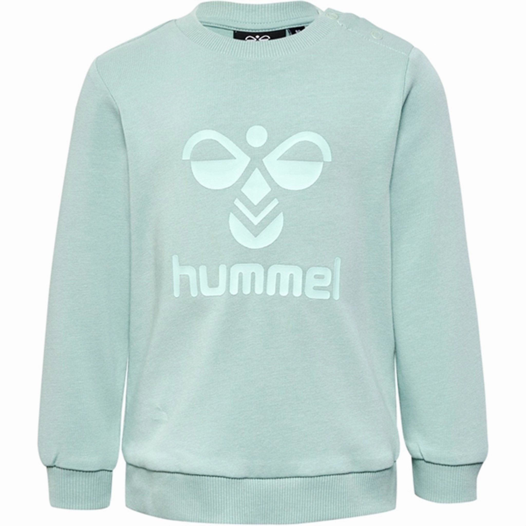 Temperature Regulation System SoftTouch Texture Hummel Blue Surf Arine Sweat Set