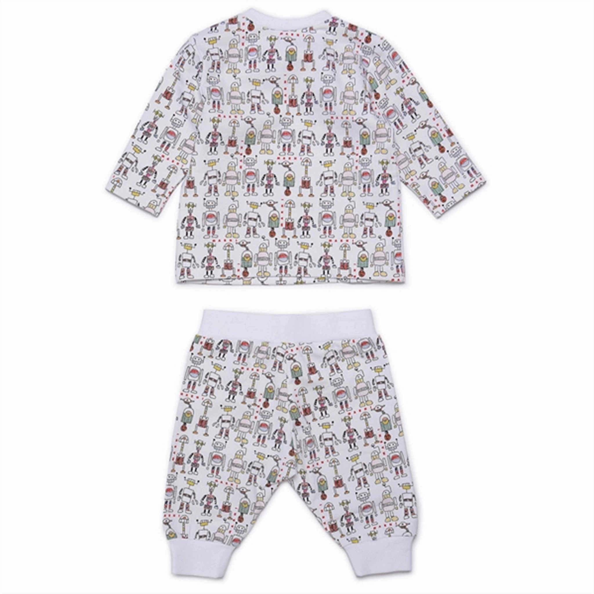 Marni White Sweat Set Fresh Flatlock stitching