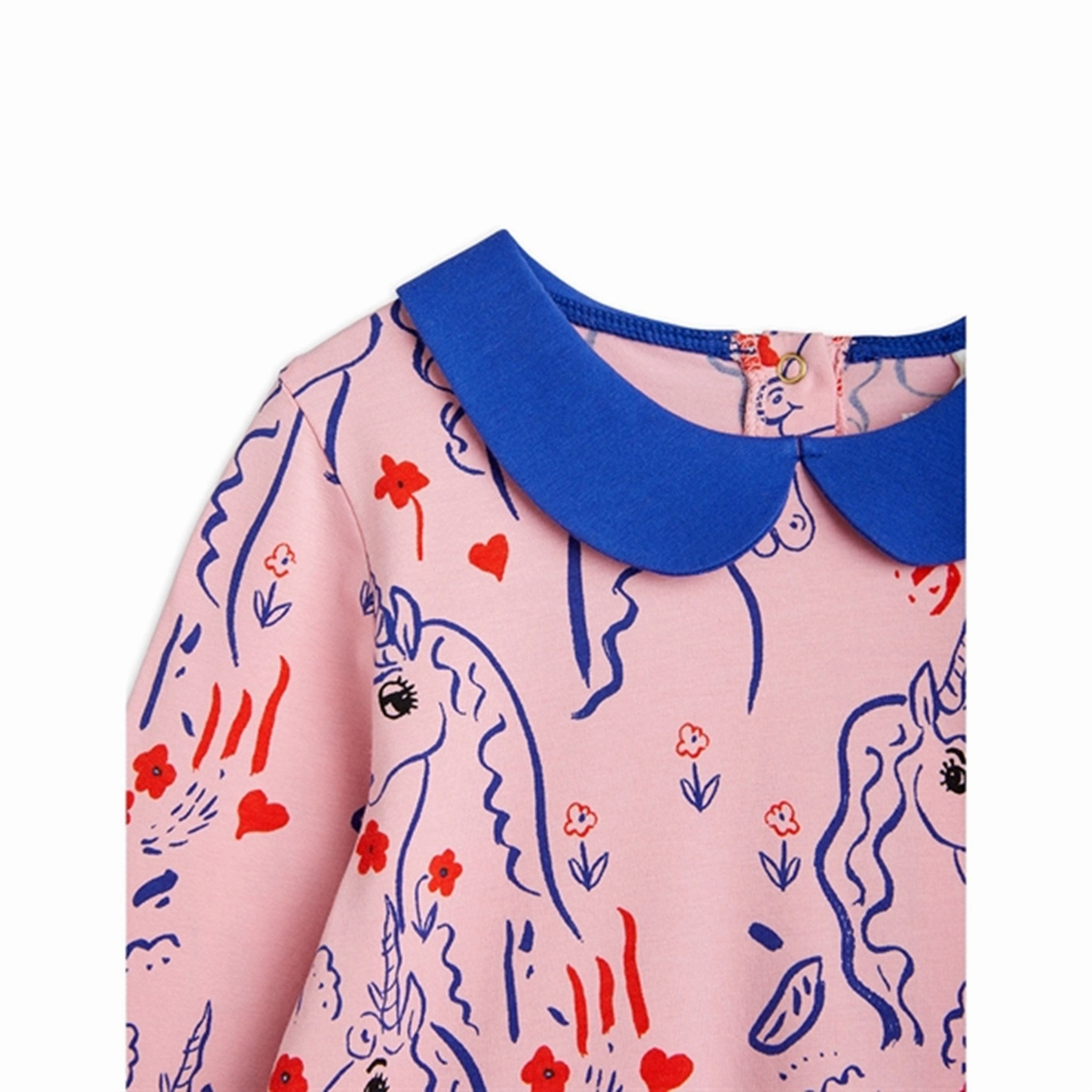 Mini Rodini Pink Scottish Unicorns Aop Dress Weekend Chic