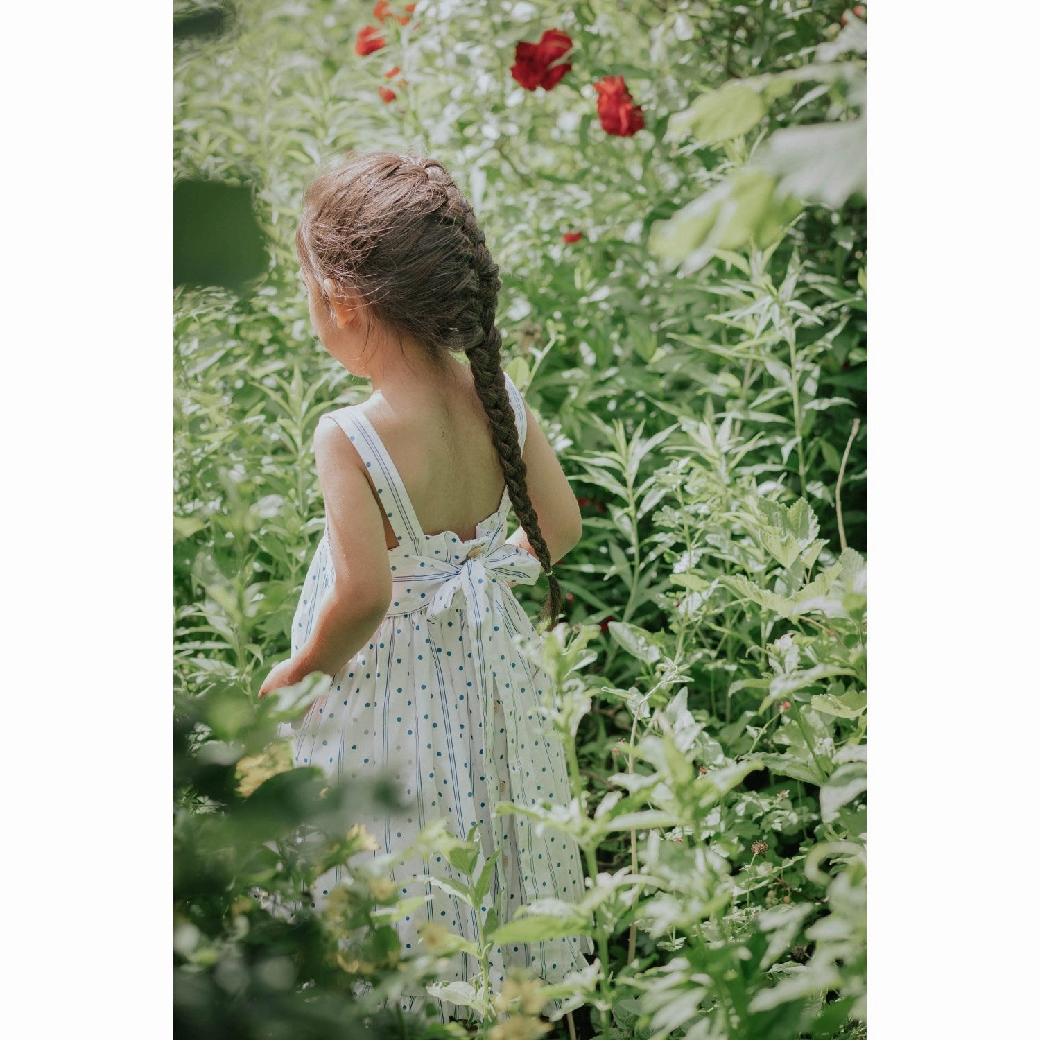 Elegant Charm Timeless Trend Fliink Cloud Dancer Dot Aop Polka Dress