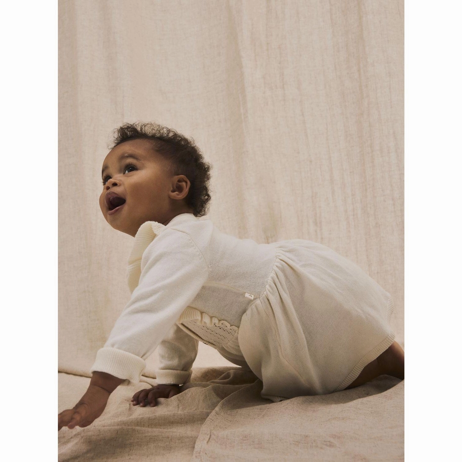 Lil'Atelier Coconut Milk Nina Kim Knit Dress Lounge Vibe