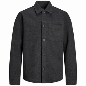 Easy Styling Work From Home Jack & Jones Junior Dark Grey Melange Smart Sweat Overshirt