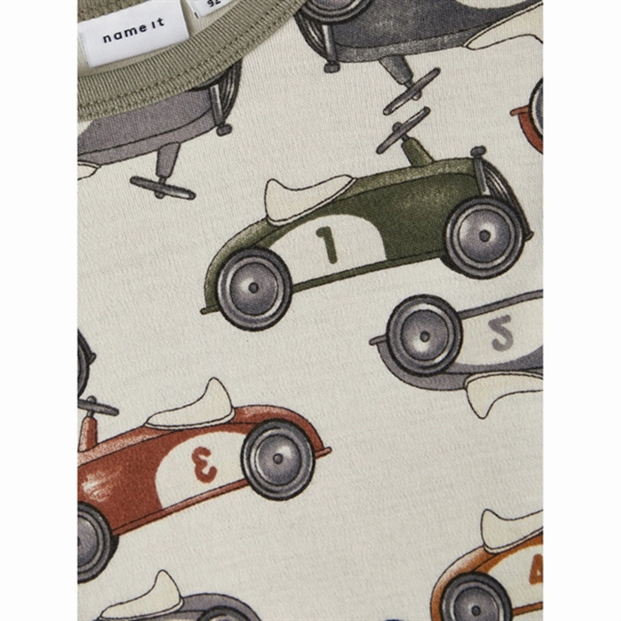 Name it Moonbeam Willitus Wool Blouse AOP Coastal Vibes