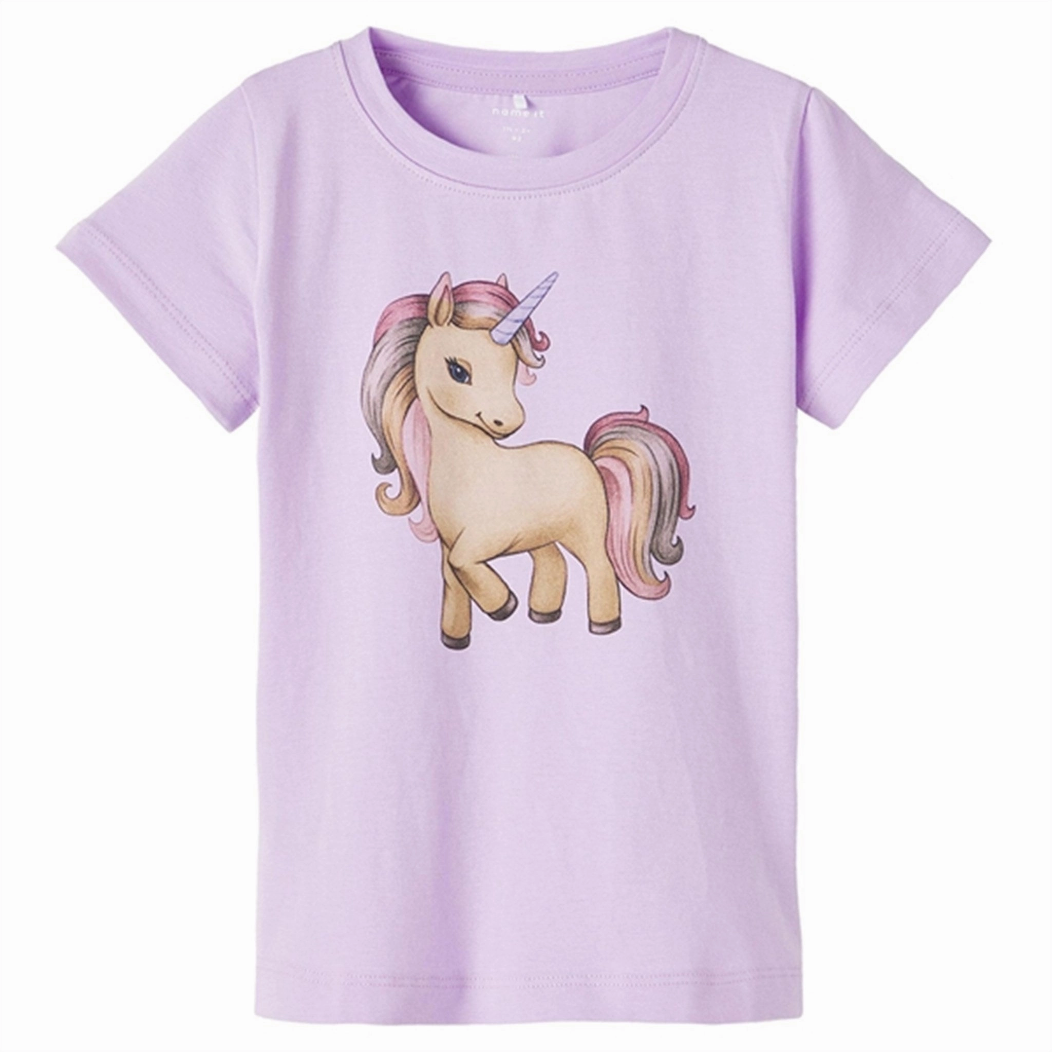 Name it Orchid Bloom Hanny T-Shirt Glossy Look