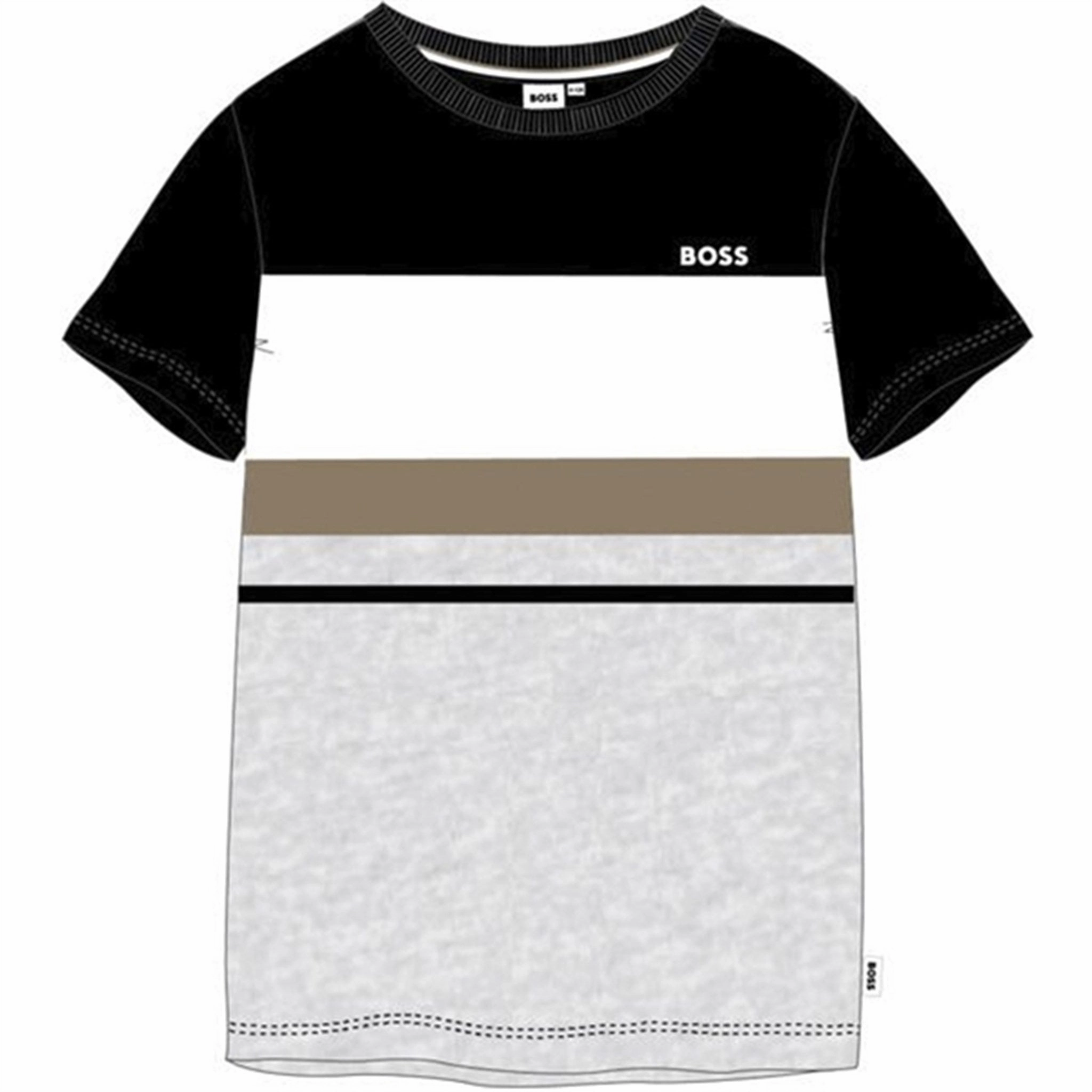 Sustainable production High Density Weave Hugo Boss T-shirt Black